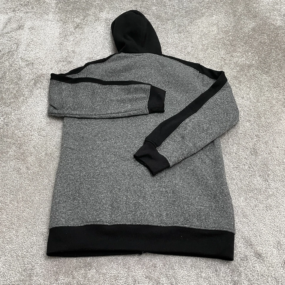 Zoo York Full Zip Hoodie Sweatshirt Boys XL Black Gray Fleece Graphic Casual - Image 2 of 4