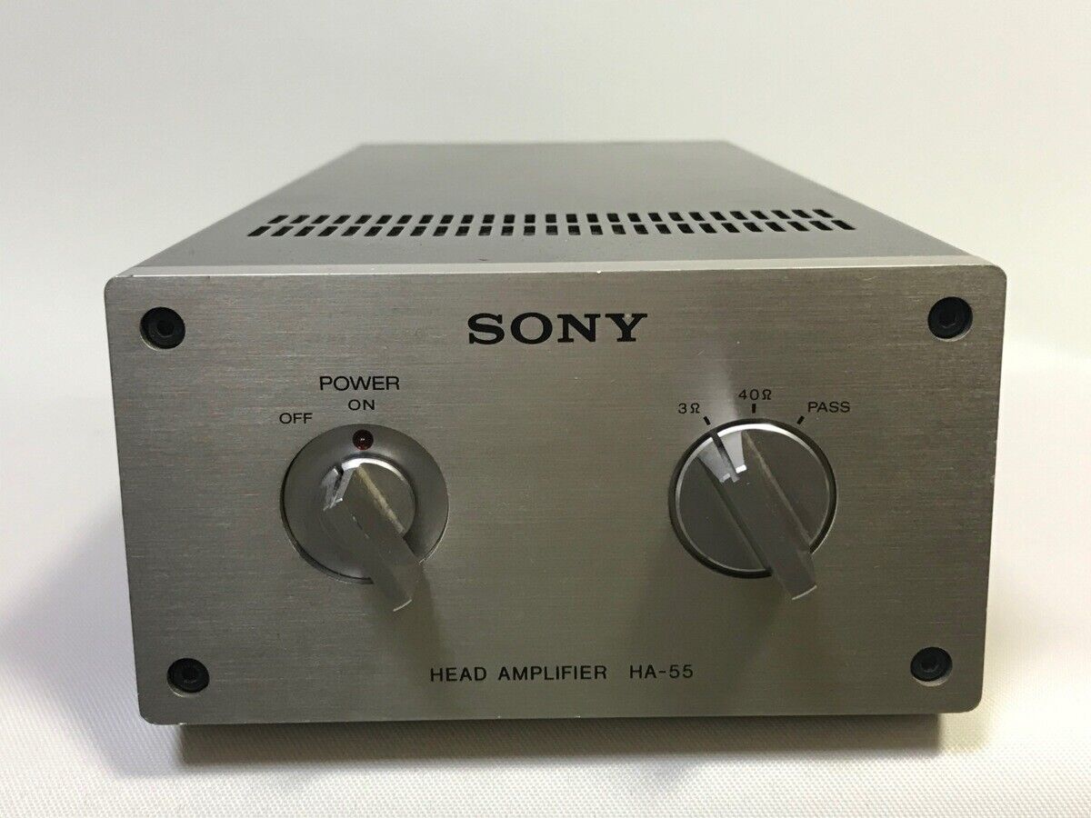 SONY MC HA-55 Step-Up Transformer/Head Amplifier Power SONY MC HA-55 Step-Up Transformer/Head Amplifier Power