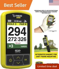 Advanced Swami Golf GPS Rangefinder with 38K Course Maps & Hands-Free Display