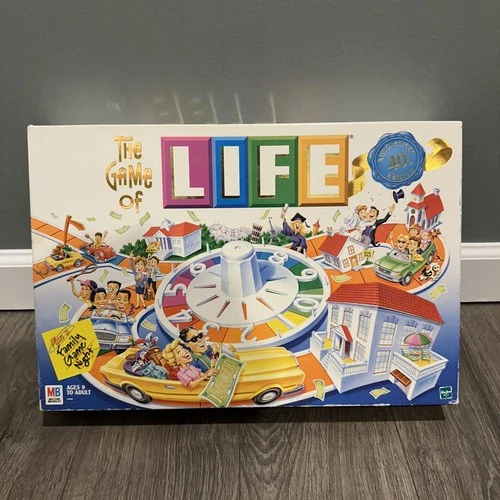 Vintage The Game of Life 40th Anniversary Ed (1999) by Milton Bradley - Complete