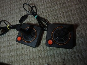 Atari 2600 Bundle w/COAX  Adapter , 15 Games, 2 Joysticks -Works Great! Read