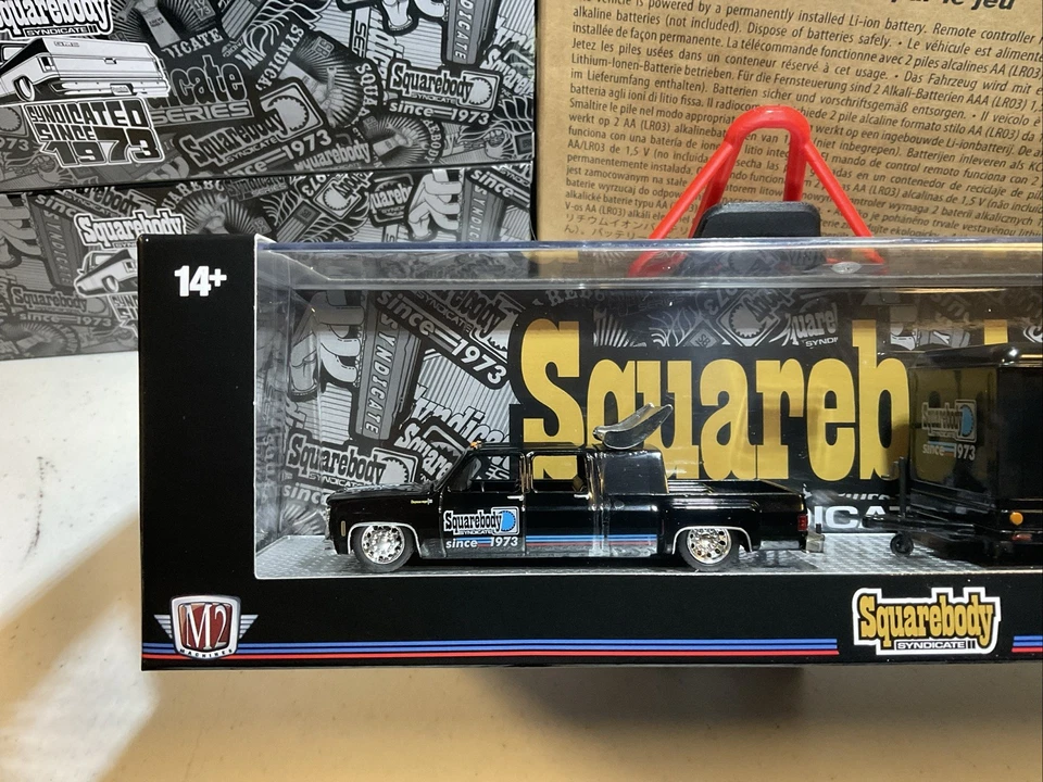 M2 Machines 1973 Chevy Cheyenne Super 30 GMC Sierra Grand Syndicate Squarebody - Image 3 of 4