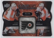 2013-14 Upper Deck Clear Cut Foundation 21/25 Jakub Voracek Claude Giroux 0qo1