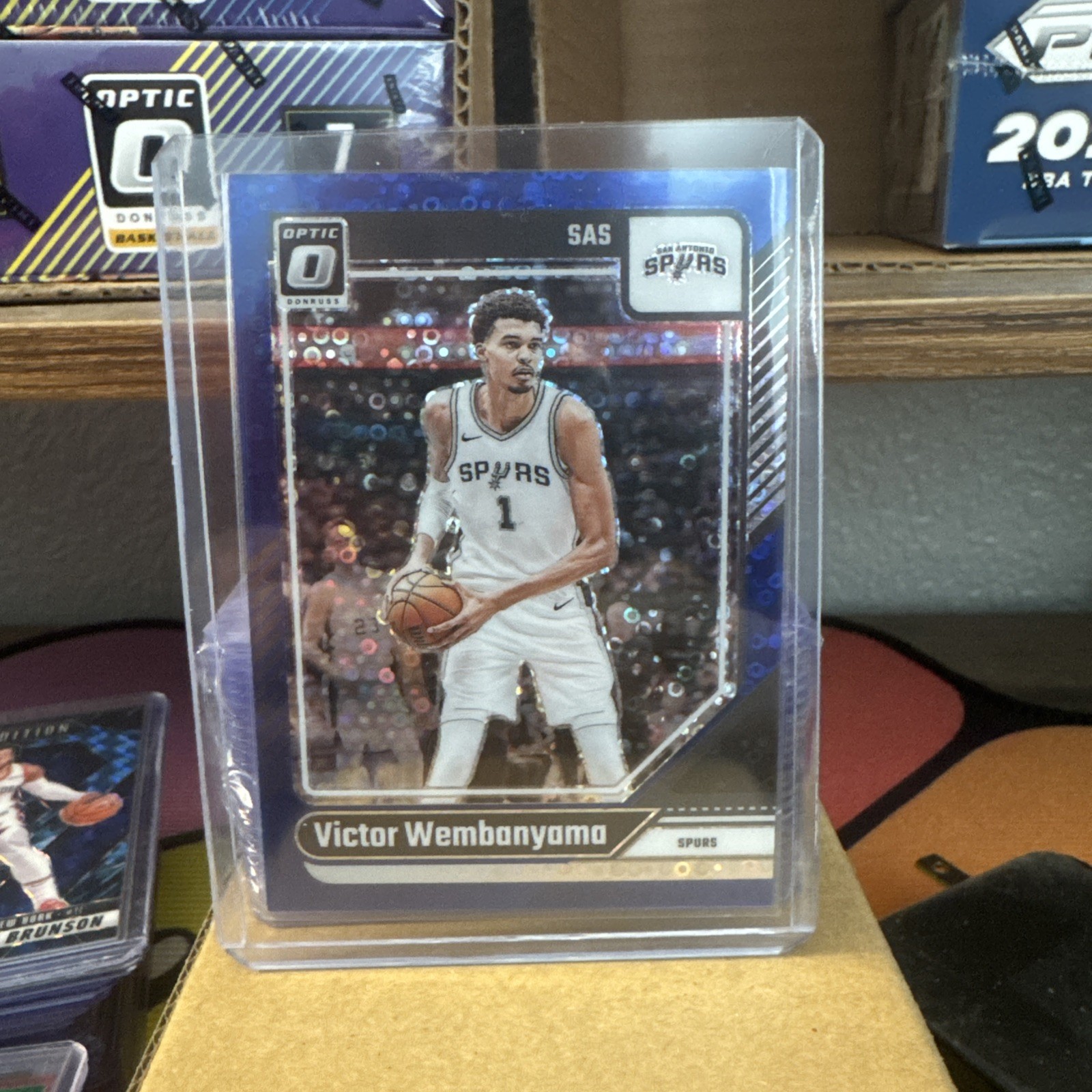 2024-25 Panini Donruss Optic - Victor Wembanyama #45 Blue Fast Break Prizm /49