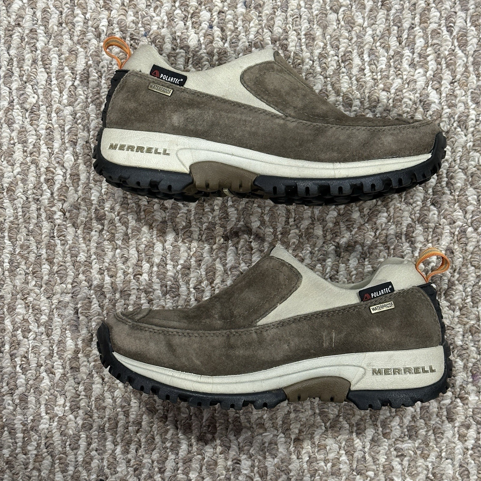 Scarpe Merrell Polar Moc impermeabili da donna taglia 6 slip on escursionismo tortora 80708