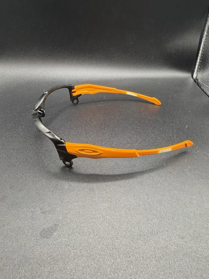 Oakley Jawbone telaio superiore nero lucido/arancione atomico (icone incluse) - Immagine 4 di 4