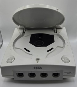 SEGA Dreamcast HKT-3020 Home Console - White Battery Mod Tested Working