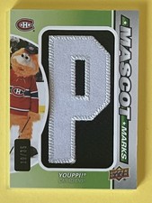 2022-23 SP Game Used Hockey Mascot Marks Youppi /35 Canadians 