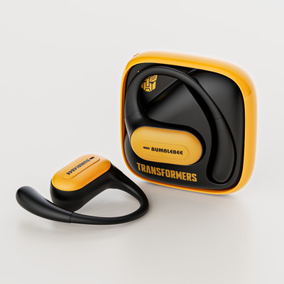 Transformers TF-T59 Ear-Hook Wireless Bluetooth Earbuds with Mic - Bumblebee 