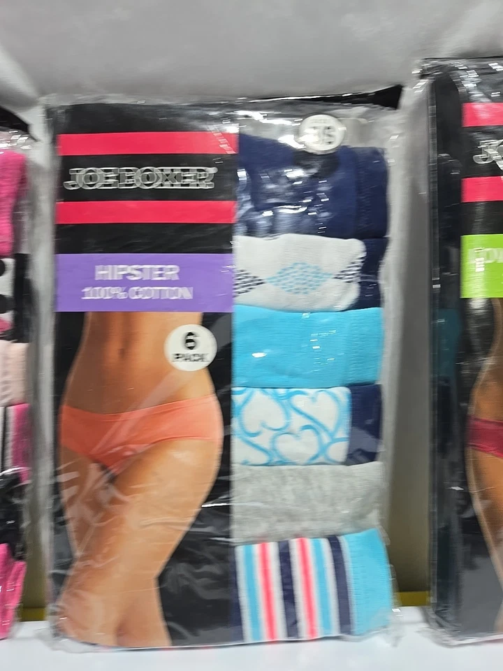 2 Joe Boxer Hipster 1 低腰内裤内裤女式 S /Sz.6 件 Ea — 第 3/4 张图片