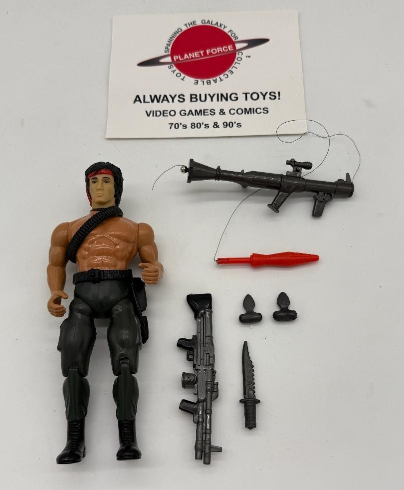 1985 Rambo Complete Vintage RAMBO Coleco Figure 1986 #2 | eBay