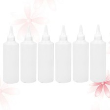 6 Pcs 250 Ml Plastic Squeeze Bottles Applicator Liquid Dispenser