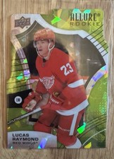 🏒LUCAS RAYMOND RC 5/99🏒 2021-22 Upper Deck Allure Green Rainbow Die-Cut #109