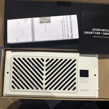 ATOM NEXUS AirBlaze Z410 Quiet Register Booster Fan, 10-Speed Control Smart Vent