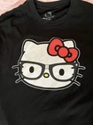 Hello Kitty Sanrio Nerdy Glasses T Shirt. Adult Size Small — photo 2