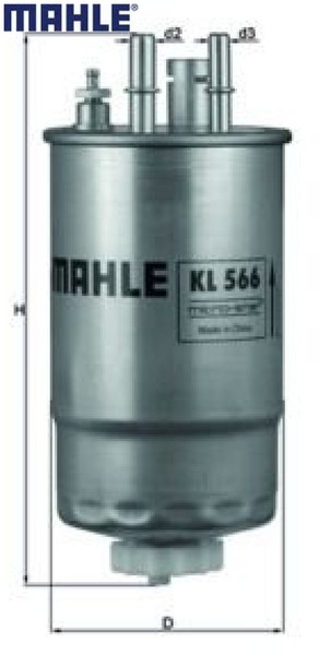 Mahle KL566 Kraftstofffilter Kraftstoffilter FüR Fiat FüR Ford-image