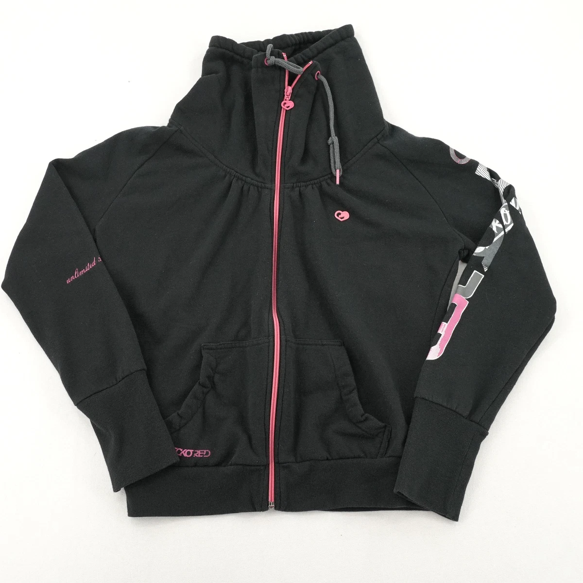 Veste à Capuche Red By Marc Ecko - Taille S, Noir, 95% Coton 5% Spandex - Neuf Sans étiquette