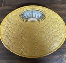 Vintage Counselor Oval Bath Scale Gold Color