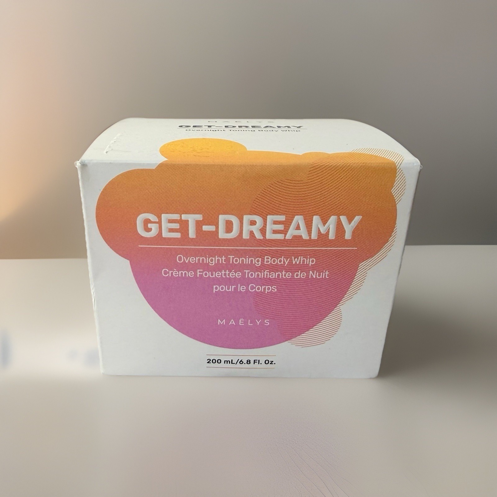 MAELYS GET-DREAMY Overnight Toning Body Whip 6.8 oz / 200 ml New in Box