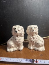 Beswick Mantle Wally Dogs Spaniels Pair with Original Labels No 1378-7 Vintage