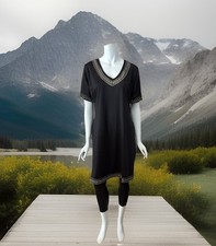Women's Lightweight Kurta Blouse Tunic Top Large