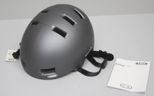 Abus Skurb Titan Helm für Jugend- und Erwachsenen Gr. M 55-59 cm Dunkelgrau Matt