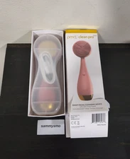 Pmd Clean Pro Smart Facial Cleansing Device 24K Gold Plated heat Massager 4002