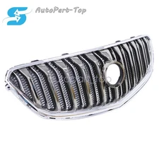 New Chrome Black Front Upper Grill Grille For Buick Enclave 2013-2016 2017