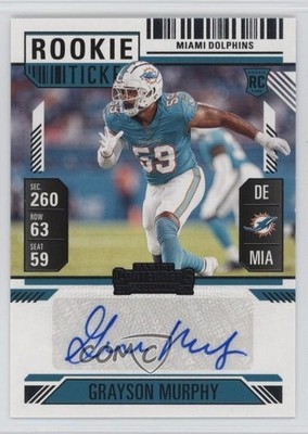 2024 Panini Contenders Ticket Hobby Grayson Murphy #258 Rookie Auto RC 13ys