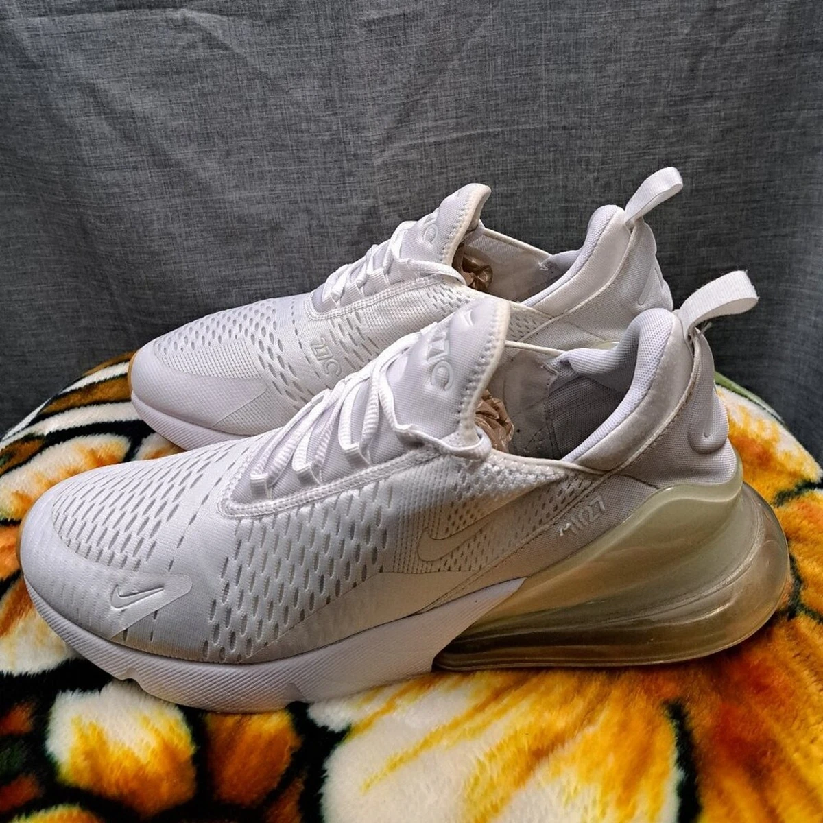 Size 14 Men Nike DC1702-100 Air Max 270 Triple White | eBay display picture 1