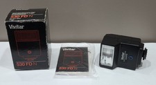 Vivitar Electronic Flash 530 FD For Nikon Cameras 231595 New Old Stock Untested