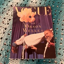 Orson Welles / Vogue Paris – No 632 December 1982-January 1983 1st ed Orson Welles / Vogue Paris – No 632 December 1982-January 1983 1st ed