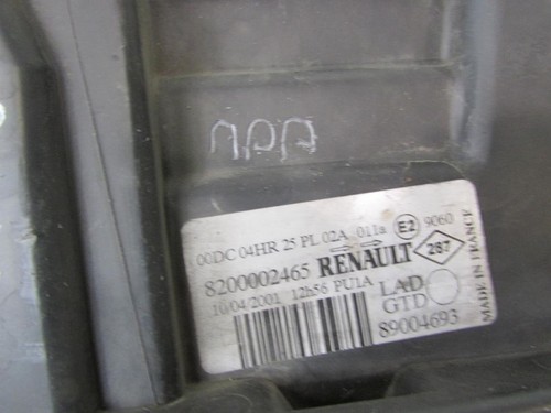 KOPLAMPGLAS LINKS Renault Laguna II (BG) 7701474502 - Afbeelding 2 van 6