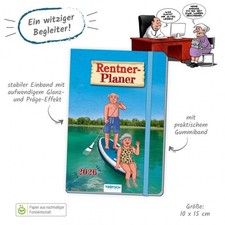 Buchkalender Taschenplaner Rentnerkalender 2026 1 Woche = 2 Seiten / 10 x 15 cm