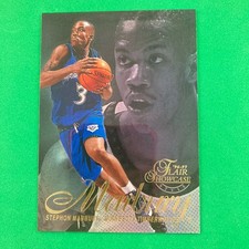 Stephon Marbury 1996-97 Flair Showcase Rookie Card #11 Minnesota Timberwolves. rookie card picture