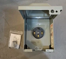 Vevor RV-50A 50 Amps 125/250V Nema 14-50R RV Power Outlet Box  