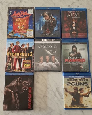 Blu-Ray 4K Movies Lot Bundle