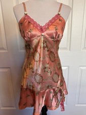Vintage Y2K Victoria  s Secret Angels Satin Babydoll Slip Dress Medium Fairycore