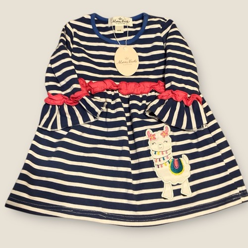 Marie Nicole Clothing XXS Niñas Llama Nuevo con Etiquetas Azul/Blanco - Imagen 5 de 5