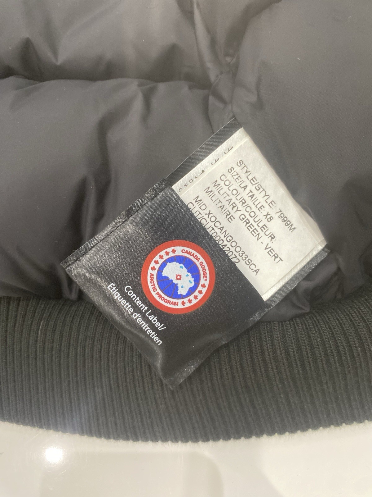 Canada Goose Men’s Chilliwack Bomber Jacket Military Green XS NWT thumbnail 7