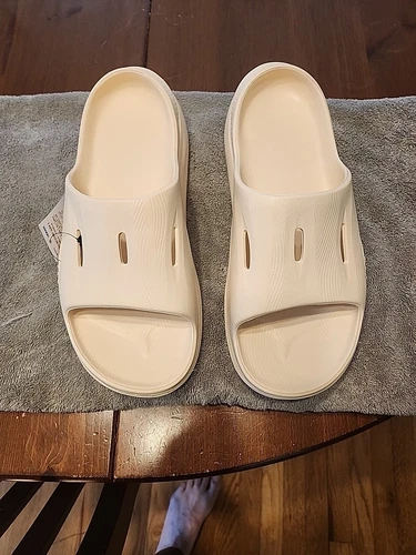 HOKA ONE ONE Sandali comodi HOKA One Ora Recovery Slides 3 uomo taglia 11 crema vaniglia