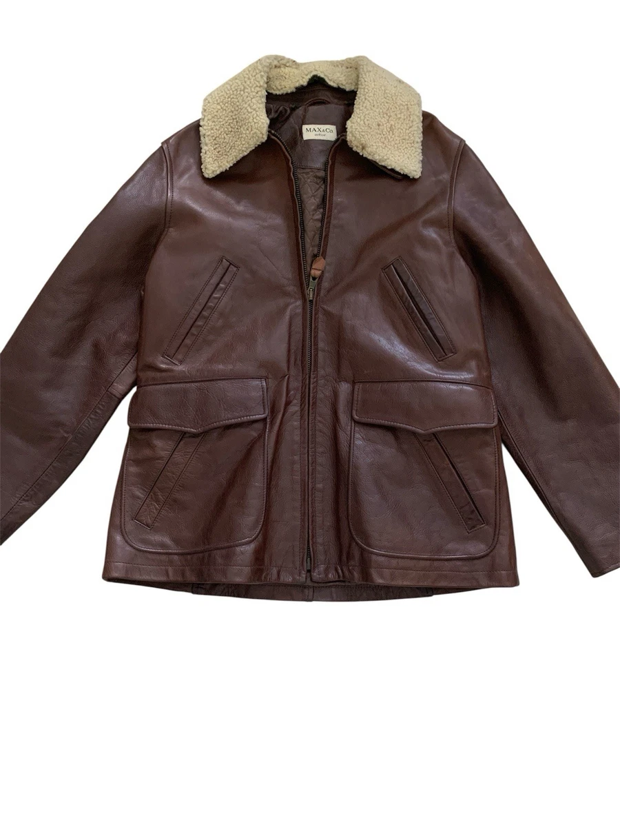ジャケット・アウター Max&Co Vintage Lamb Leather Jacket Db 38 MAX&Co. Coats, Jackets & Vests Leather Outer Shell for Women for