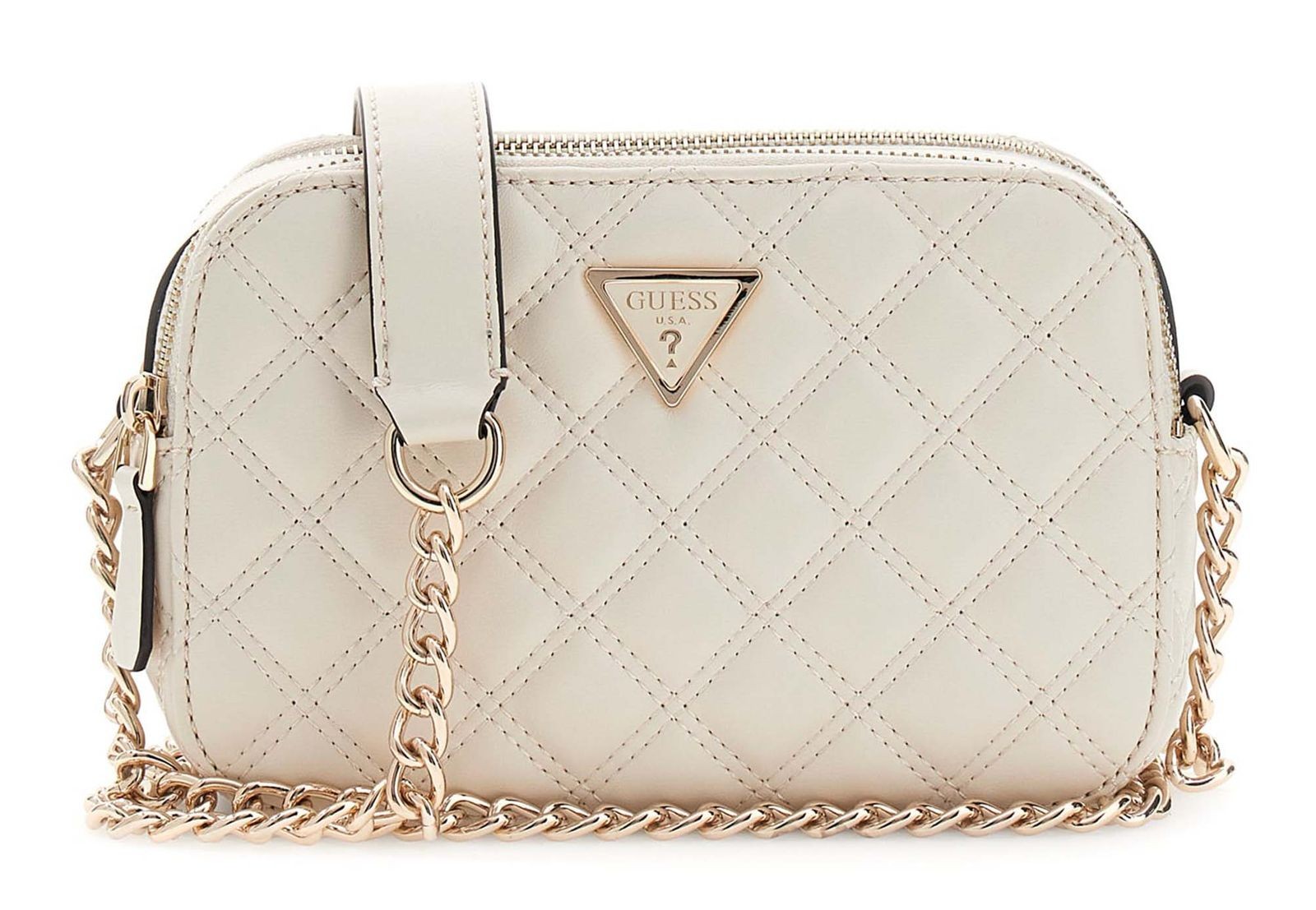 GUESS cross body bag Giully II Camera Bag Bone