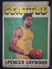 Topps 1971-1972 Topps Basketball #20 Spencer Haywood Rookie Card. rookie card picture