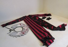 Spirit Scary Clown Costume Black/Red Child M 8-10 18-03-CC-207 Polyester