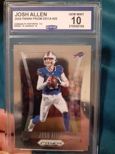 2024 Panini Prizm Deca Josh Allen #28 Gem Mint 10