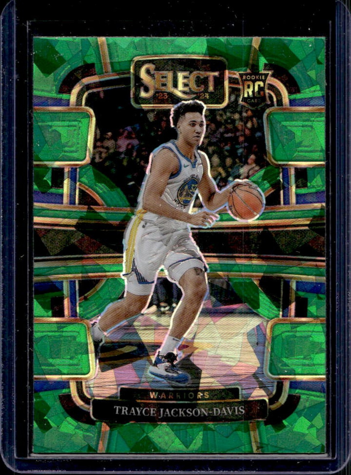 2023-24 Prizm Trayce Jackson-Davis RC Prizms Green Ice #148 Warriors