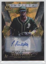 2021 Bowman Draft Invicta Gold Atomic Refractor /50 Pedro Pineda #BI-13 Auto ya6