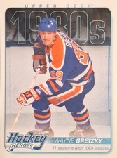 Wayne Gretzky -- 2013 Upper Deck -- Hockey Heroes: 1980s -- #HH40