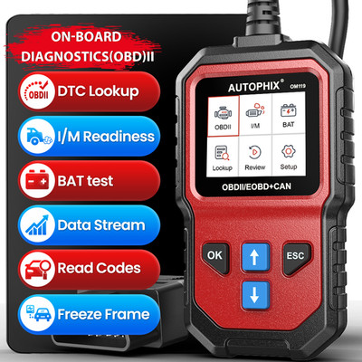 Fiat Ducato OM119 OBD2 Auto Motor Fehlercode Leser Diagnose Scanner Werkzeug